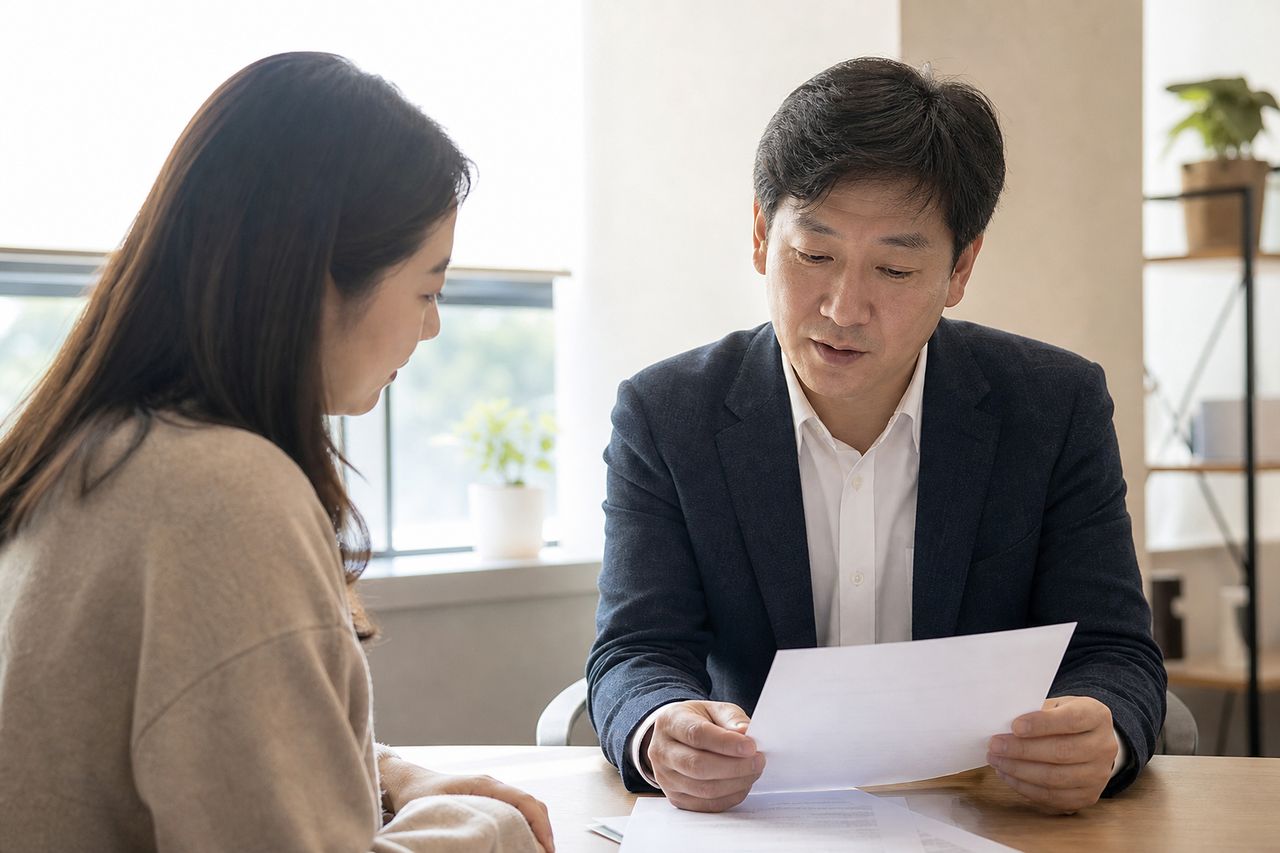 신혼 내 집 마련용으로 가입한 협동조합형 민간임대아파트 환불소송 — 배우자와 공동 명의 계약금 6,000만 원, 집단소송 vs 개인소송 어느 쪽이 회수율 높을까 관련 전문가 상담·서류 검토 장면