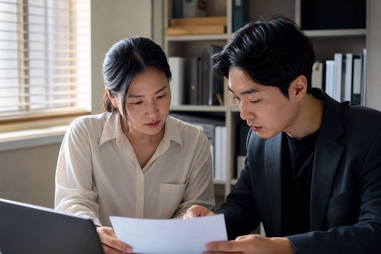 민간임대아파트 가입금 5,850만 원 반환 판결, 핵심은 HUG 보증이었다 관련 전문가 상담·서류 검토 장면
