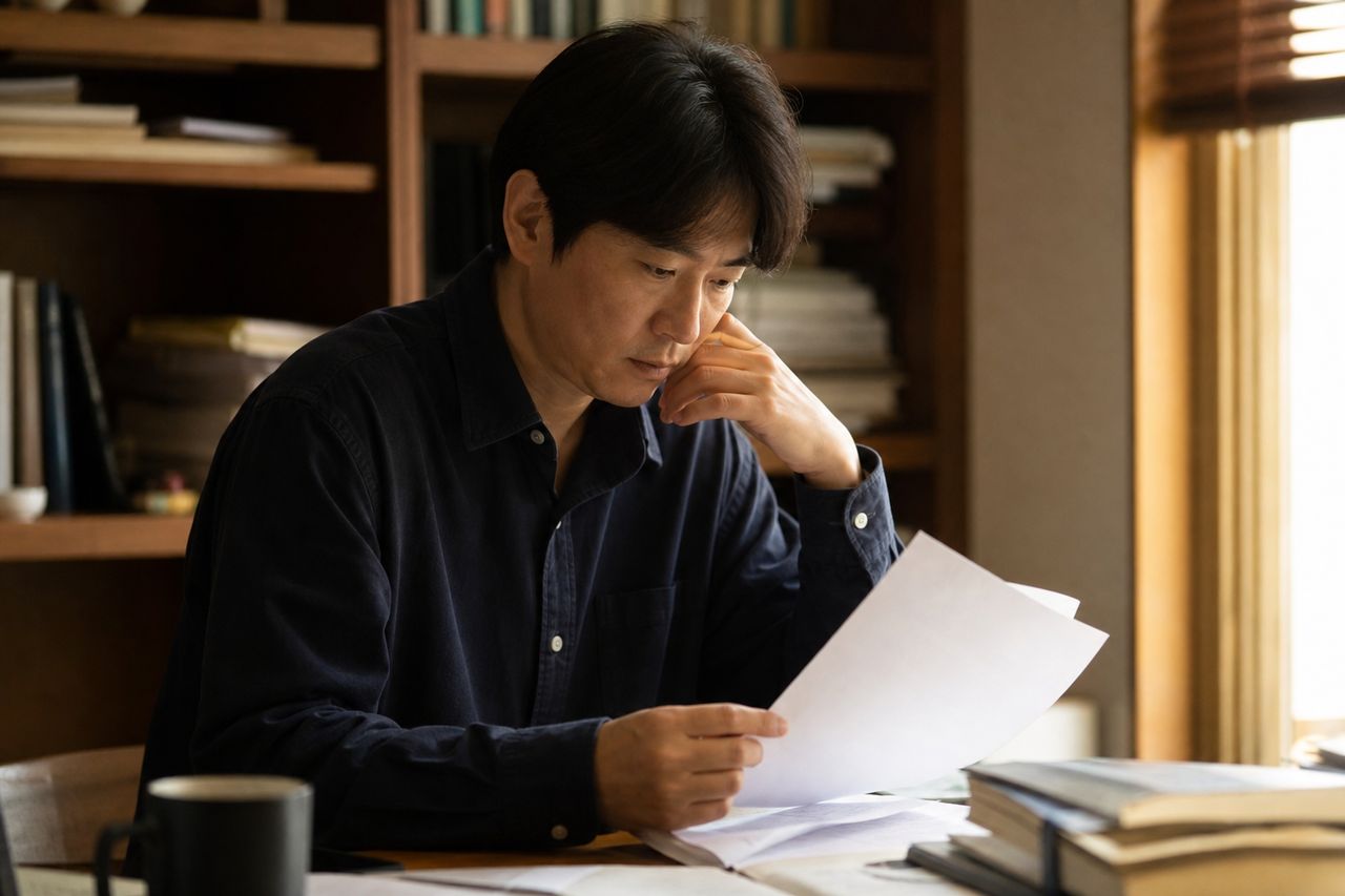 신혼 내 집 마련용으로 가입한 협동조합형 민간임대아파트 환불소송 — 배우자와 공동 명의 계약금 6,000만 원, 집단소송 vs 개인소송 어느 쪽이 회수율 높을까 관련 상황을 보여주는 이미지 — 서류를 검토하는 모습