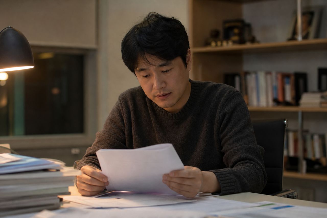 개발투자형 민간임대 수익 배분 분쟁, 계약서 이 조항 놓치면 손해 관련 상황을 보여주는 이미지 — 서류를 검토하는 모습