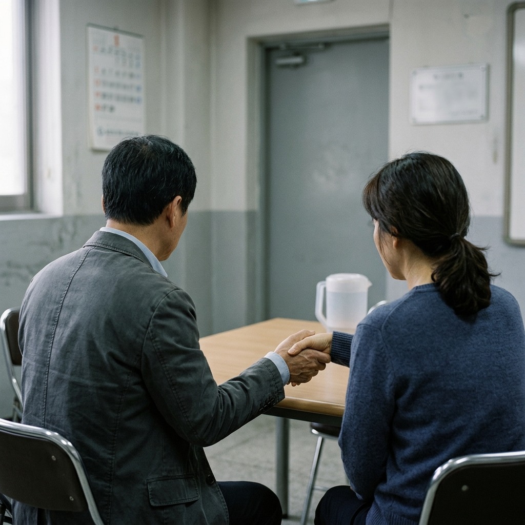 상담 장면 — 이해를 돕기 위한 연출 이미지